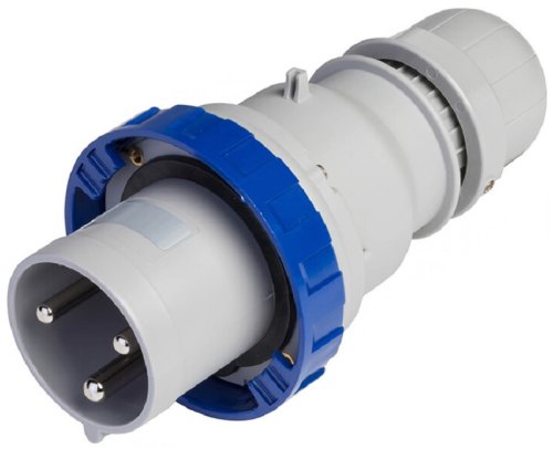 Вилка кабельная переносная DKC Quadro 63А 2Р+РЕ 230В IР67 синий фото Вилка кабельная переносная DKC Quadro 63А 2Р+РЕ 230В IР67 синий картинка